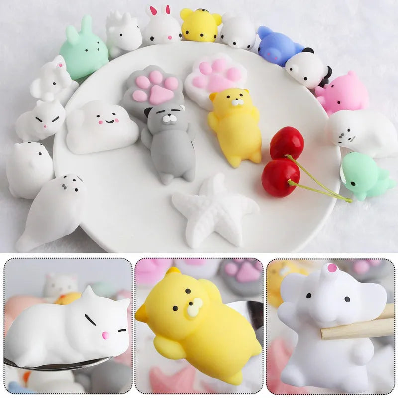 20PCS Mochi Squishies Kawaii Anima Squishy Toys for Fidgeting