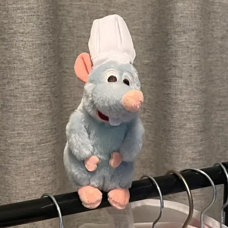 16cm Disney Store Ratatouille Chef Remy Magnetic Shoulder Plush Toy Gifts Kawaii Plush Stuff Toys For Friends Birthday Gift