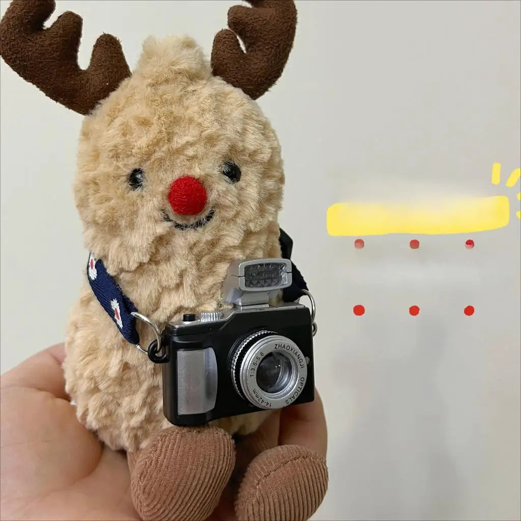 HF For Jellycat Reindeer Peanut Sweater Christmas Style Accessories Clothes Camera Accessories Cute Wear Elk Peanuts