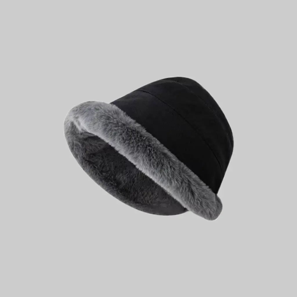 Mongolian Hat WOMEN'S Autumn and Winter Windproof Warm Hat Northern Ethnic Style Thick Plush Warm Fisherman Ear Protection Basin