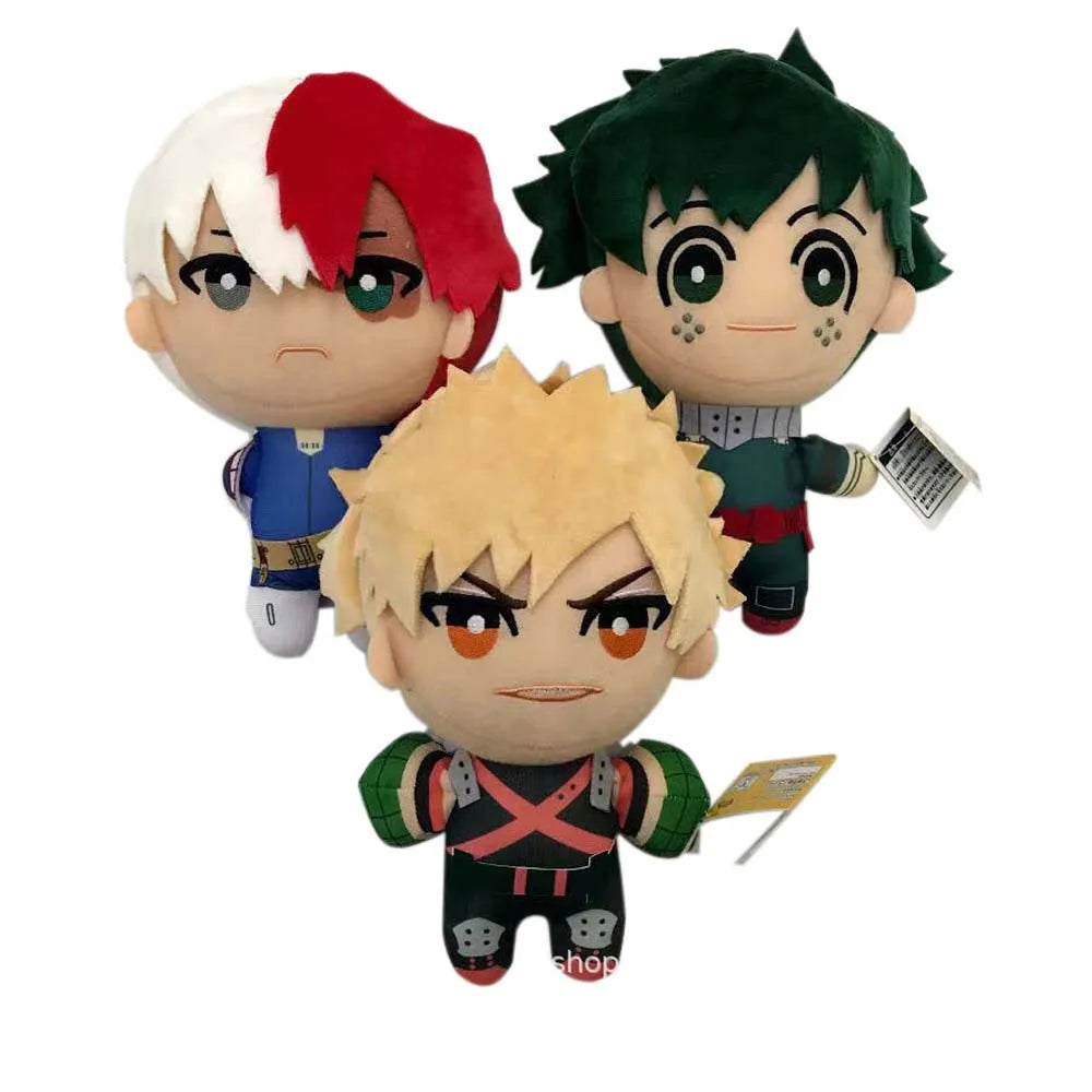 Anime My Hero Academia Plush Toys Cartoon Izuku Midoriya Katsuki Bakugou Shouto Todoroki Stuffed Dolls Kids Gifts