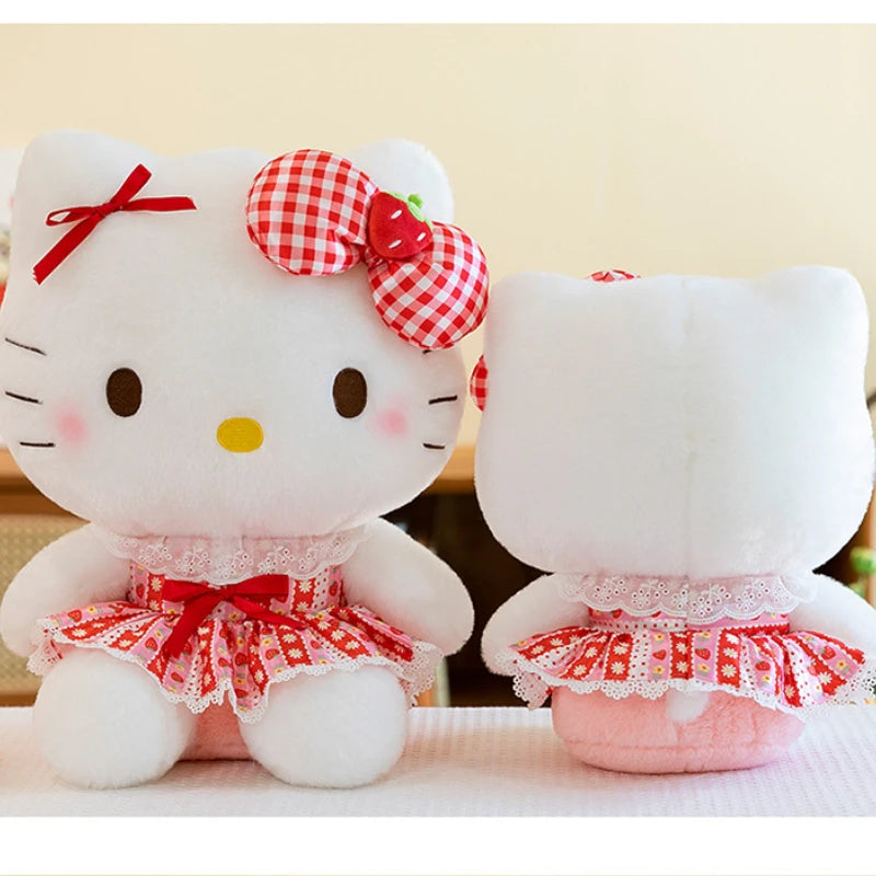 60CM Big Size Sanrio Anime Character HelloKitty Stuffed Plushies Kawaii Soft Plush Doll Home Decoration Children Christmas Gift