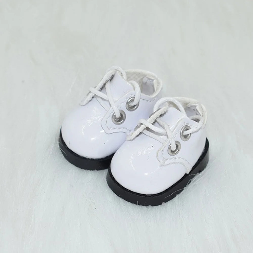 Mini Plush Doll'S Clothes Outfit Accessories For Korea Kpop Exo Labubu Idol Small leather shoes canvas shoes Clothing Gift