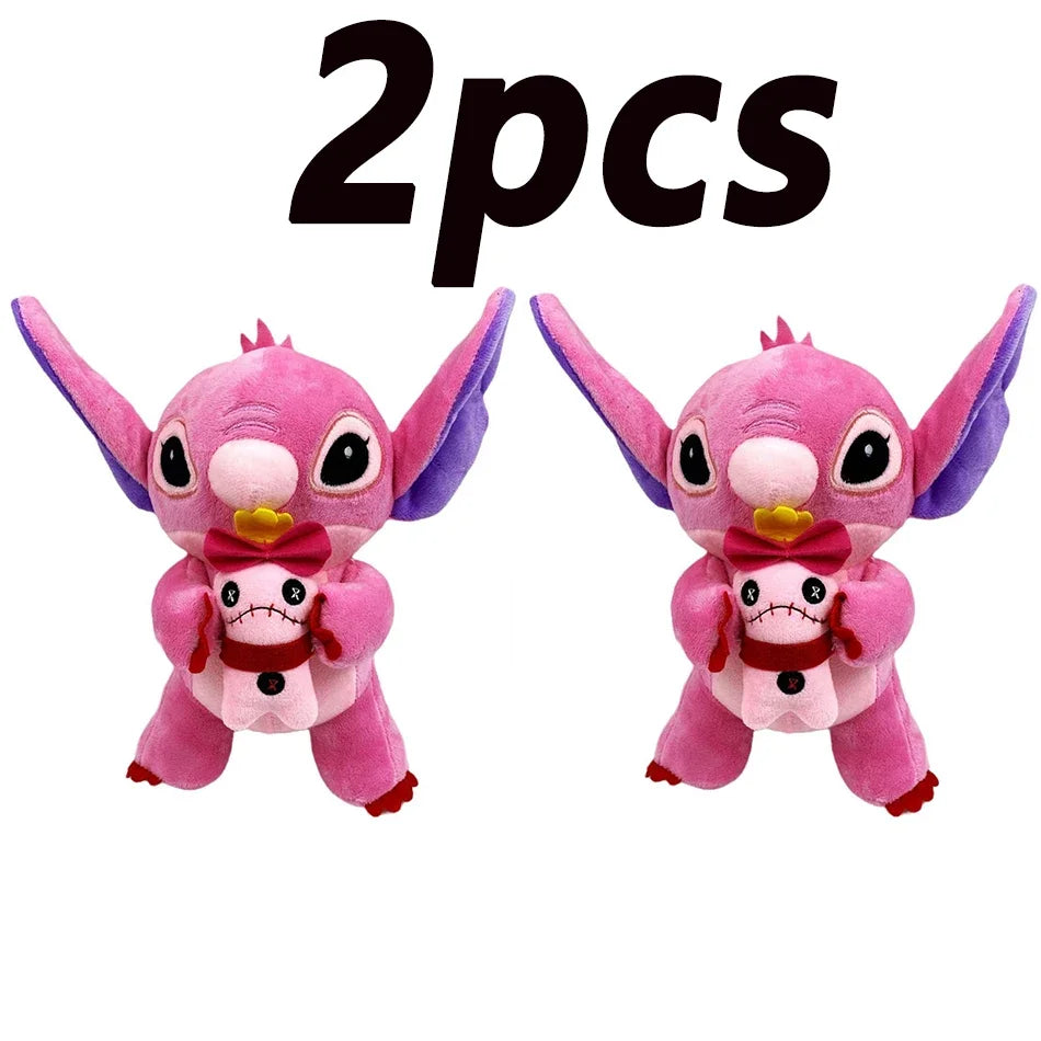 12cm 20cm 25cm Stitch Stuffed Plush Models Cartoon Stuffed Plush Dolls Anime Plush Baby Toys Kawaii Kids Birthday Gift