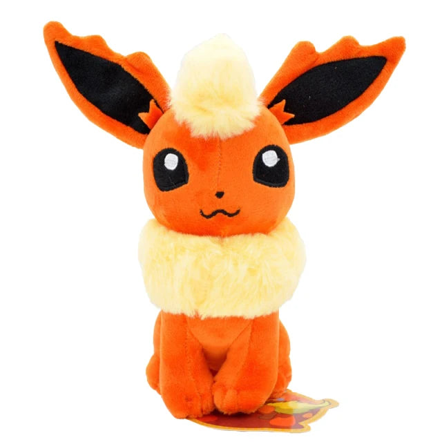 TAKARA TOMY Anime Cartoon Pokemon Eevee Pikachu Plush Toy Collection Evolution Set Stuffed Doll Christmas Birthday Gift