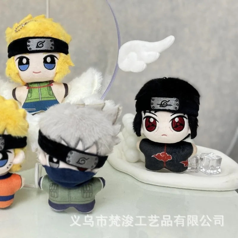 Naruto Plush Doll Uzumaki Naruto Car Keychain Namikaze Minato Children's School Bag Pendant Anime Peripheral Holiday Gift