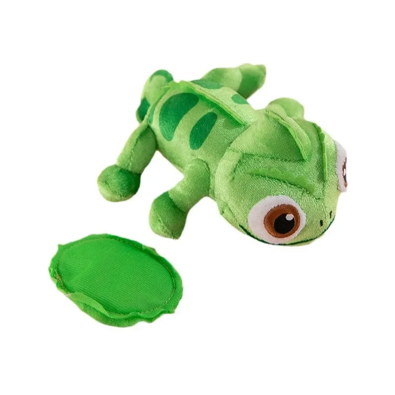 17cm Pascal Rapunzel Chameleon Lying Shoulder Plushie Toy Stuffed Doll Plush Toys Kawaii Pascal Decor Boys Girls Birthday Gifts