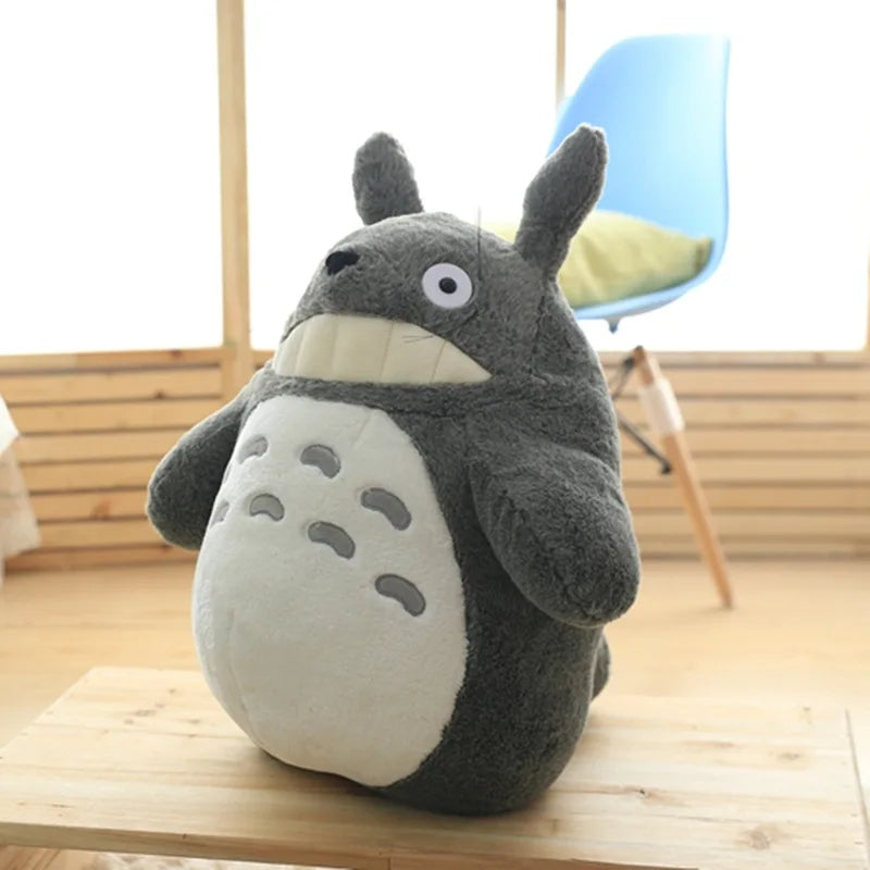 Cute Japan Totoro Back Cushion Totoro Plush Doll Soft Stuffed Toy Decoration With Pillow Birthday Gifts For Kids And Girls