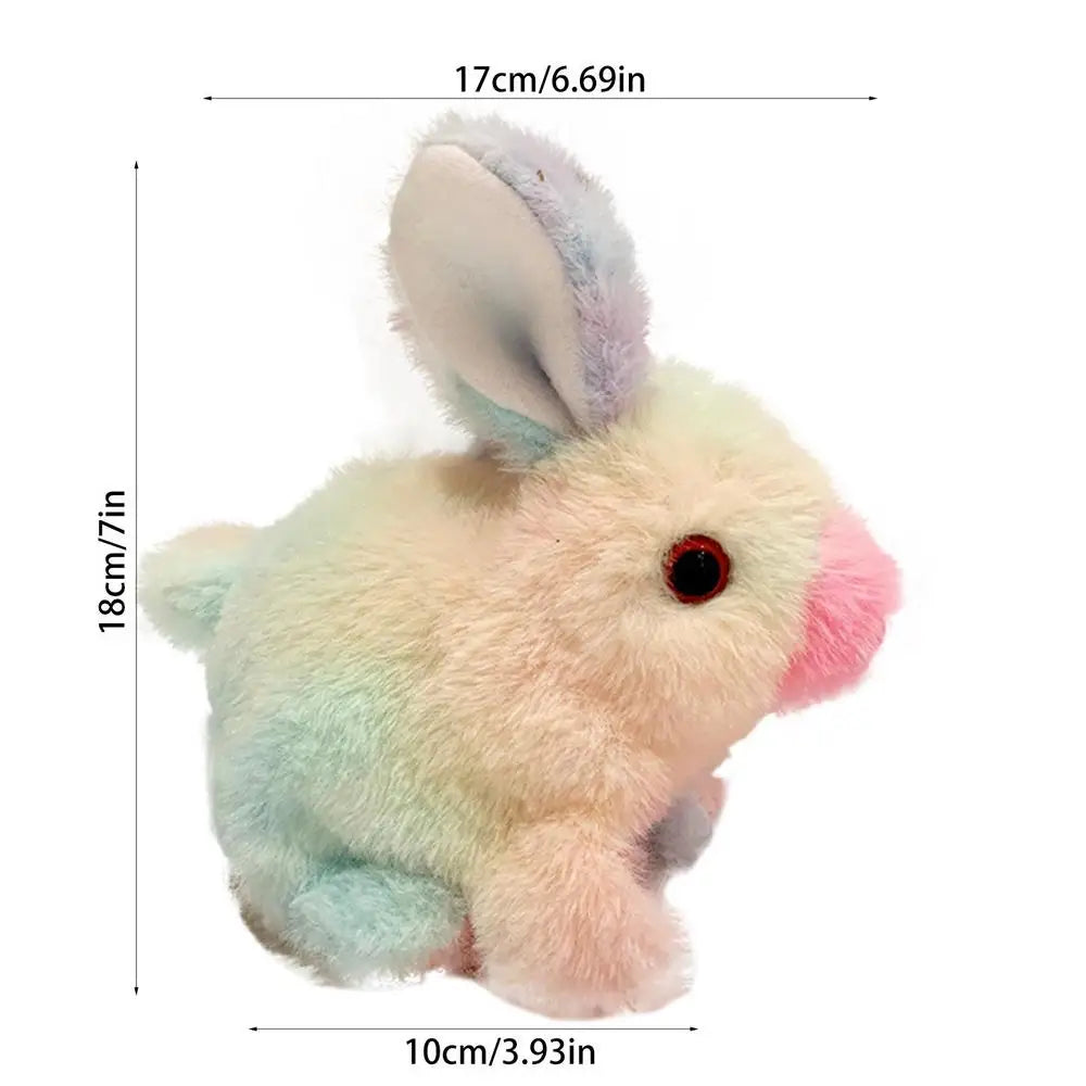 Walking Bunny Stuffed Animal Talking Plush Singing Toy Electric Interactive Rabbit Animated Toy Bunny Stuffed Animal Interactive