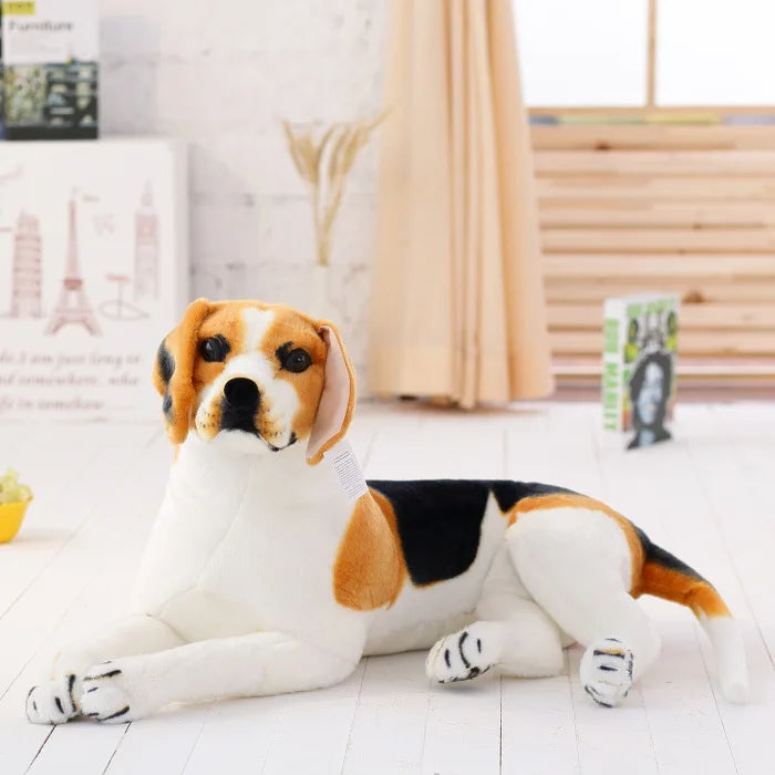 Simulation Dog Spotted Shepherd Miguel Rottweiler Doll Plush Stuffed Animal Toys Home Decor Simulation Dog Plushie Kids Gift