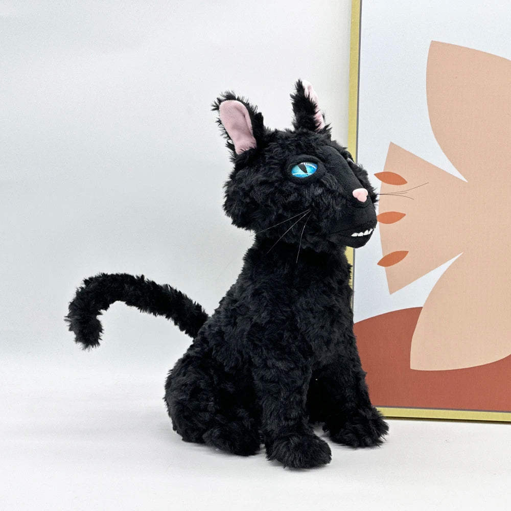 Coraline Cat Plush Cartoon And Anime Related Plush Toys Black Cat Animal Doll High Quality Full Filled Plush Toy Birthday Gift