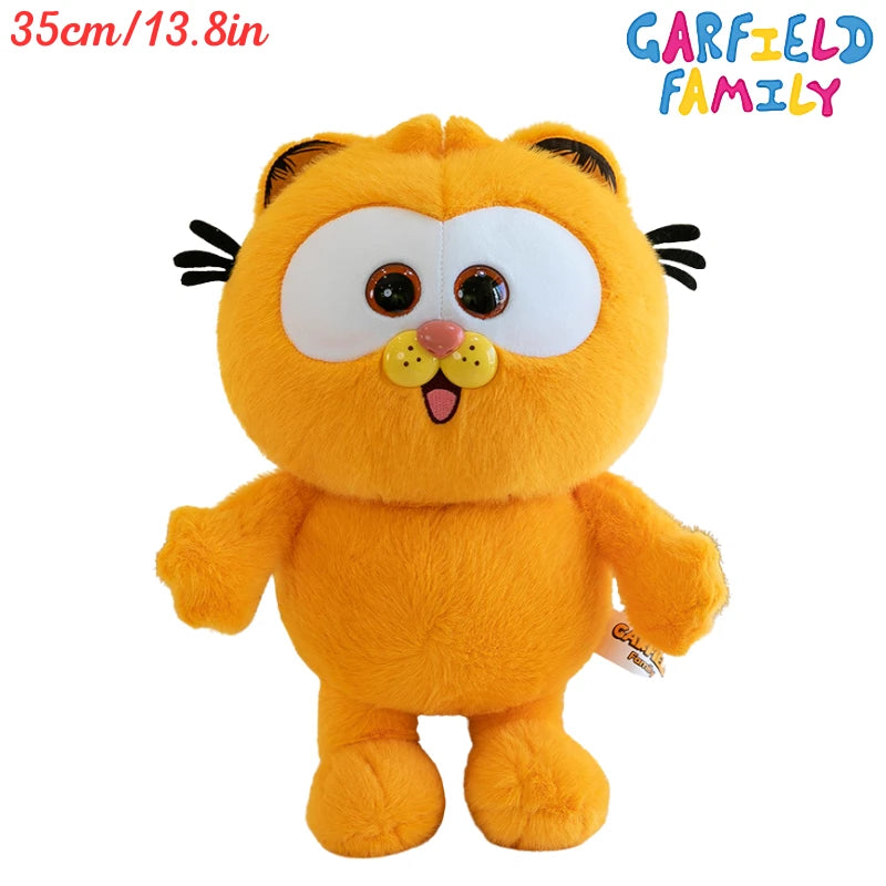 Original Garfield Cat Anime Plush Toys Cute Garfield Family Odie Stuffed Anime Plushies Kawaii Cartoon Peluche Dolls Gifts Kids