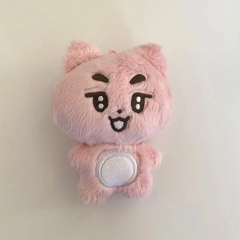 Kpop Cartoon Soobin YEONJUN Same Plush Keyrings Q Styles Mini BEOMGYU TAEHYUN Keychains Key Rings Bag Pendants Accessories