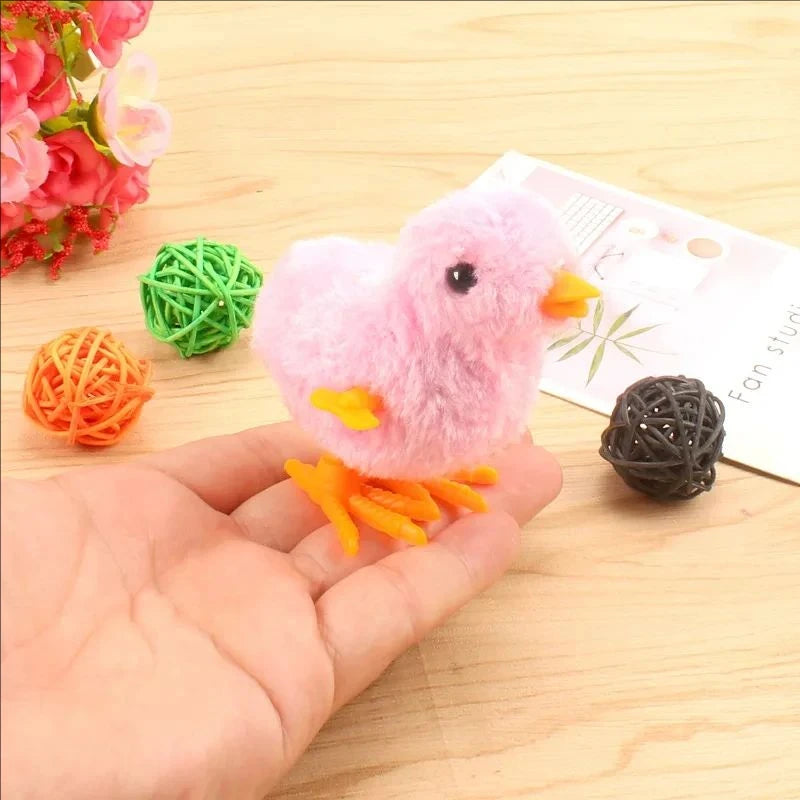 1PC Children's Toy Plush Doll Colorful Chicken Plush Doll Automatic Walking Chicken Doll Children's Gift Teasing Cat Toy