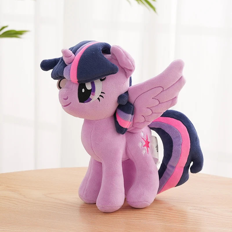 30cm Miniso My Little Pony Toy Stuffed Plush Doll Pinkie Pie Rainbow Dash Movie&TV Unicorn Toys Friendship Is Magic Girl Gift