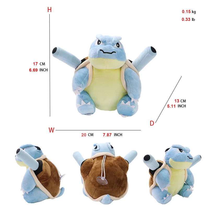 12 Styles Pokemon Slowpoke Tyranitar Magnemite Litten Plush Toys Palkia Blastoise Anime Soft Stuffed Dolls Gift