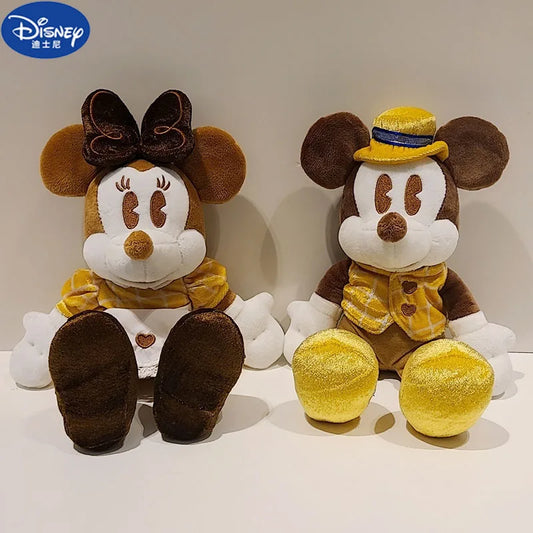 Cute Disney Cartoon Plushier Doll Winnie the Bear Plush Toy Steedy Mickey Minnie Dolls Baby Pillow for Christmas Doll Gifts