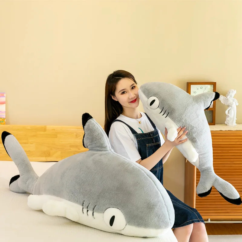 130cm Sharkitty Kawaii Pillow - Plushy Mart