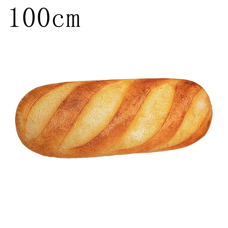 Simulation Big Bread Baguette Plush Pillow Toy Soft Kawaii Food Plush Toy for Kids Children Boy Girl Birthday Christmas Gift