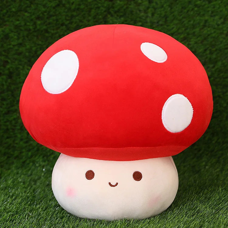 23CM Kawaii Mushroom Plush Dolls Simulation Plant Pillow Lovely Toys for Home Decor Sleeping Cushion Stuffed Soft Dolls