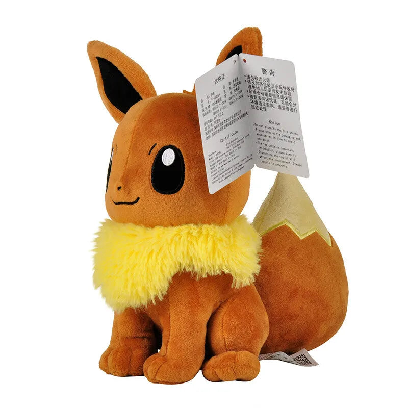 Pokemon Kawaii Eevee Plush Toy Cartoon & Cute Stuffed Doll Children's Toy Birthday Present