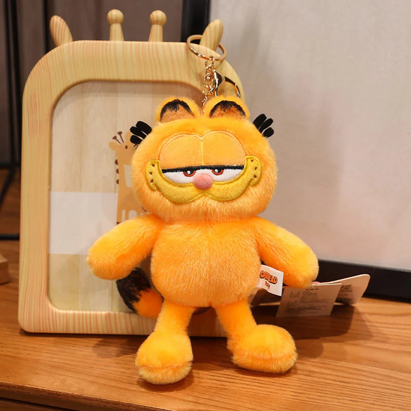 Big Size Miniso Garfield Plush Fat Angry Kitty Plush Toy Lazy Foolishly Tiger Skin Simulation Ugly Cat Garfield Stuffed Doll