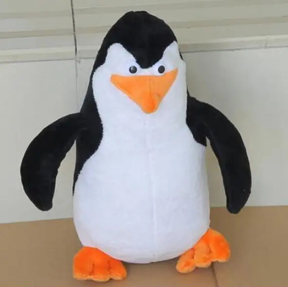 Madagascar Plush Penguin Animals Toys,Lion Alex Zebra Marty Giraffe Melman Hippopotamus Gloria Pelucia Brinquedo Juguete 20-30cm