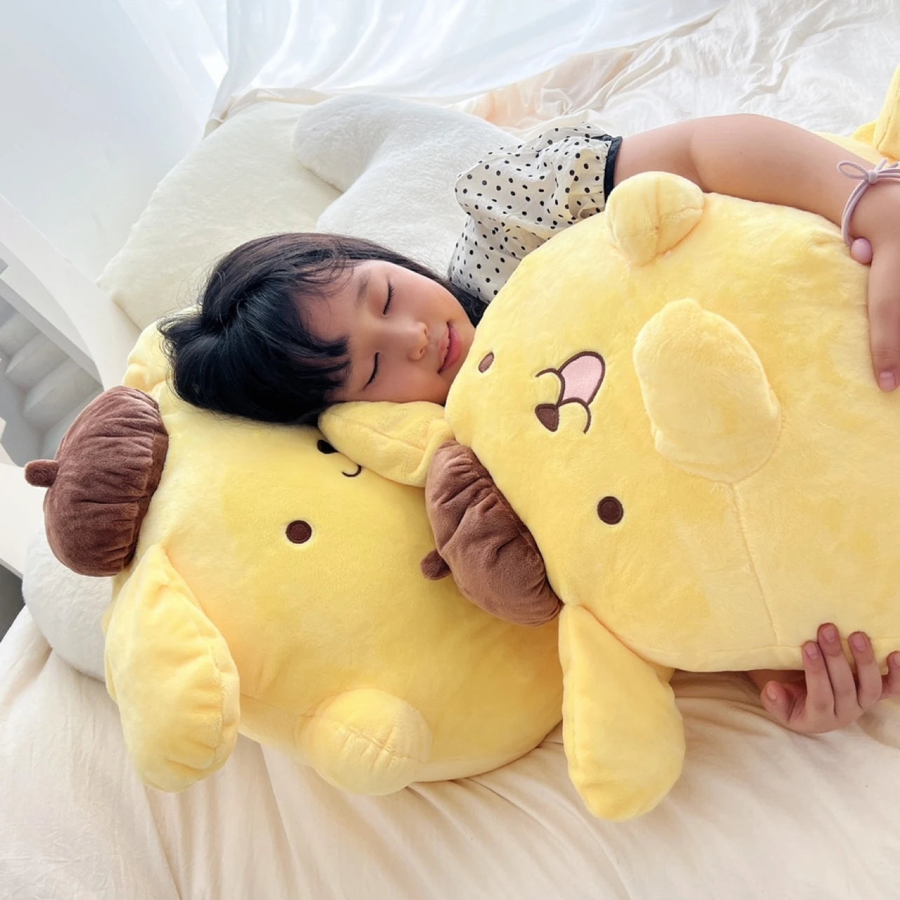 Lovely Pom Pom Purin Plush Toy Big Size Stuffed Japanese Style Anime Plushies Hug Throw Pillow Back Cushion Xmas Gifts Girl Kids