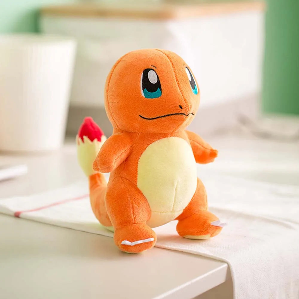 25cm Pokemon Plush Doll Toys Kawaii Anime Pikachu Elf  Charmander Plush Dolls Soft Stuffed Pokémon Dolls Toy Gift For Kids