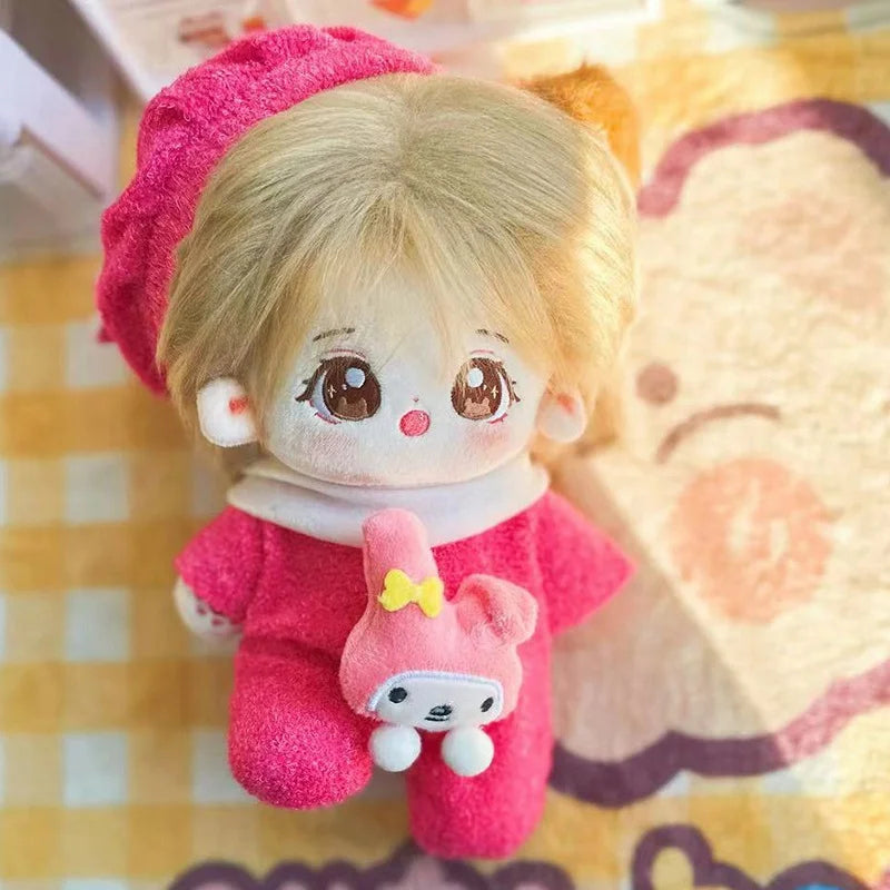 20cm New Plush Cotton Doll Idol Stuffed Super Star Figure Dolls Twelve Constellations Doll With Clothes Can Change Clothes Gift