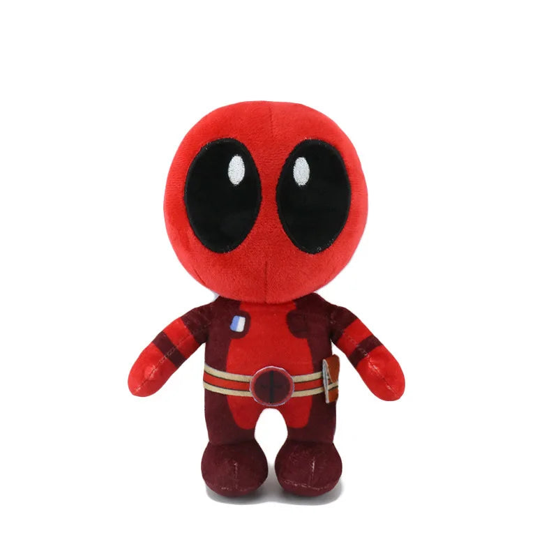 23cm Disney Plush Deadpool Toy Disney Original Anime Deadpool Figures Cute Stuffed Toys Movie Peripherals Soft Ornaments Gift