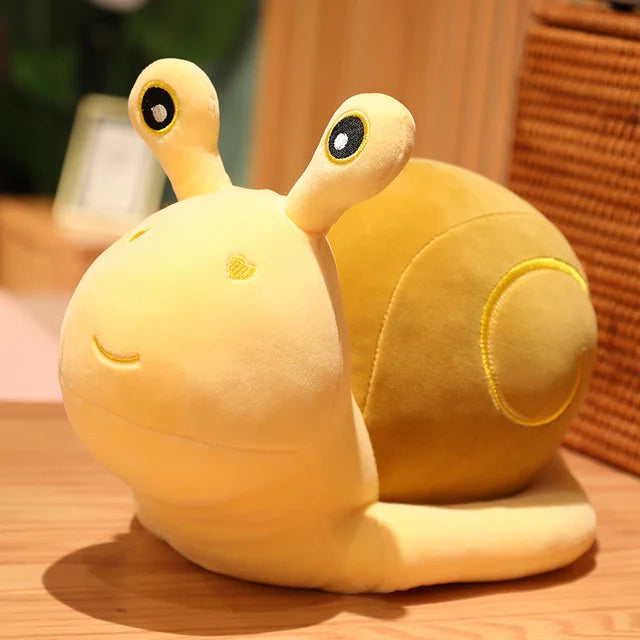 20/30cm Cartoon Snails Plush Toys Lovely Animal Pillow Stuffed Soft Kawaii Snail Dolls Sofa Cushion Cute Birthday Gift for Girls