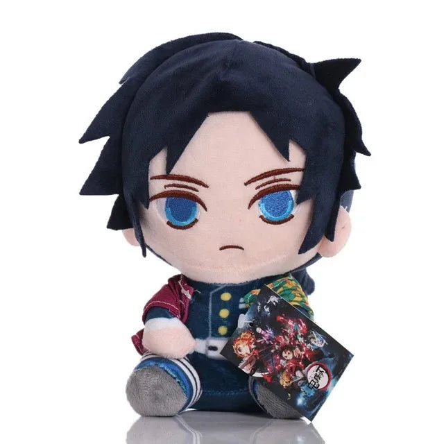 Demon Slayer Plush Stuffed Toys Tsugikuni Yoriichi Tsugikuni Michikatsu Akaza Anime Cartoon Figure Doll Children's Birthday Gift