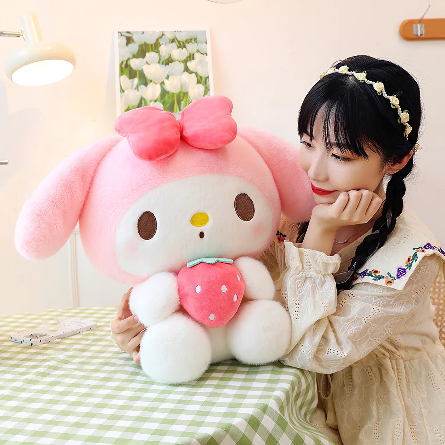 Adorable & Duo: 60cm Kuromi & Melody Plush Set