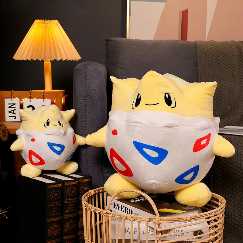 Very Soft Cute Togepi Plush Toy Throw Pillow Back Cushion For Sofa Bed Hug Sleeping Plushies Kawaii Doll Xmas Gifts Girl