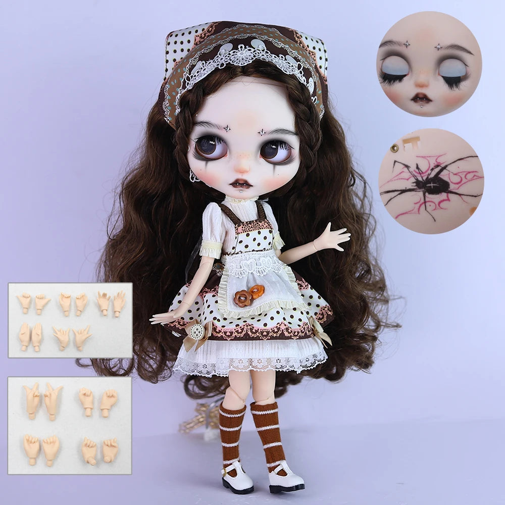 ICY DBS Blyth 1/6 doll hand-painted set double eyelids long eyelashes sleepy eyes doll set SD