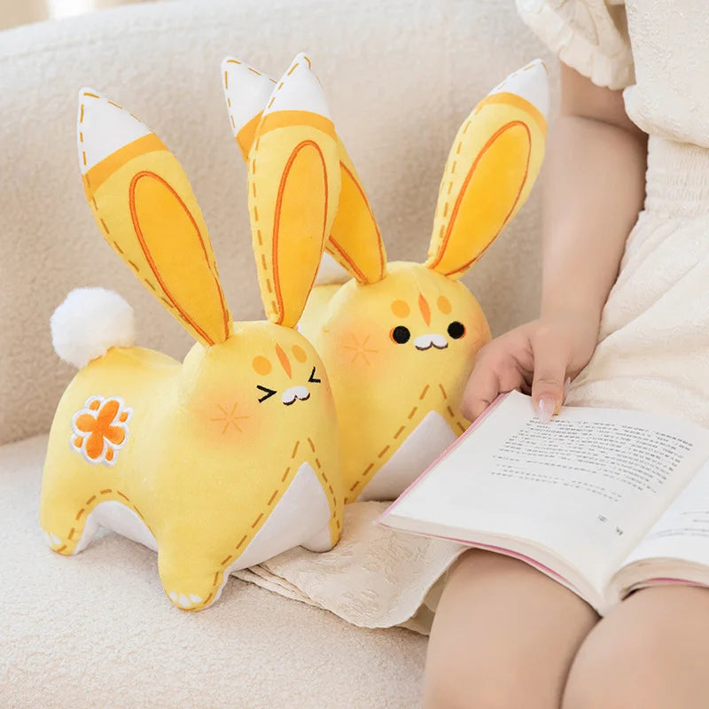 Hot Sale Genshin Impact Games Yaoyao Cosplay Props Laurel Rabbit Plush Toy Pillow Pendant Cartoon Anime Soft Dolls Birthday Gift