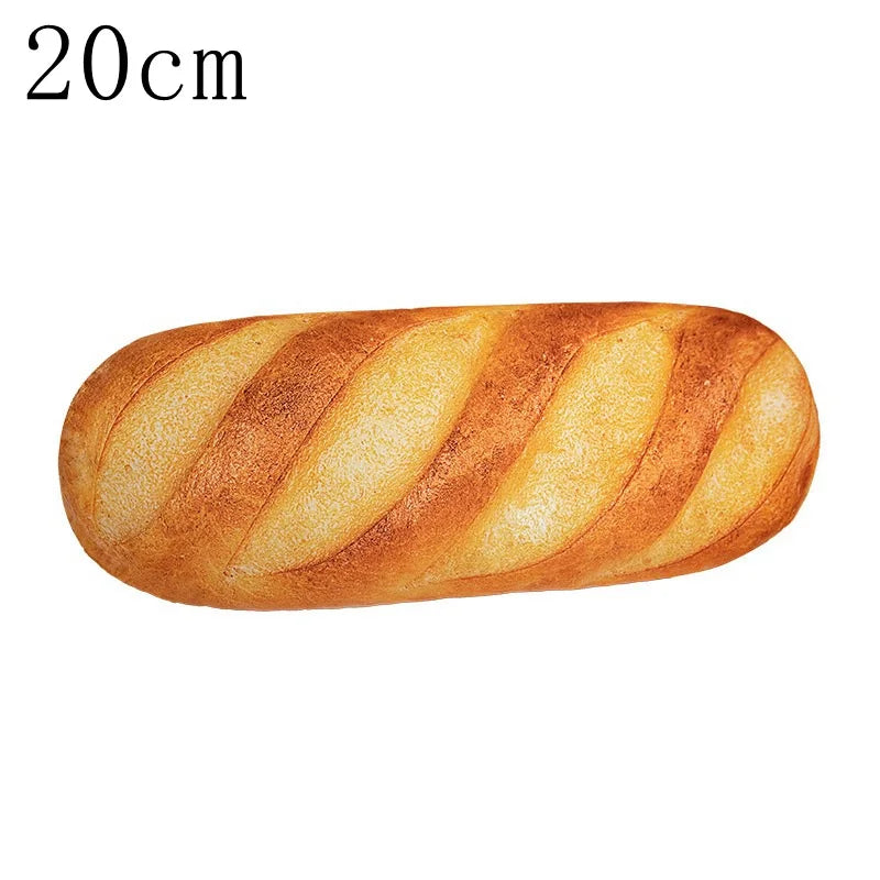 Simulation Big Bread Baguette Plush Pillow Toy Soft Kawaii Food Plush Toy for Kids Children Boy Girl Birthday Christmas Gift