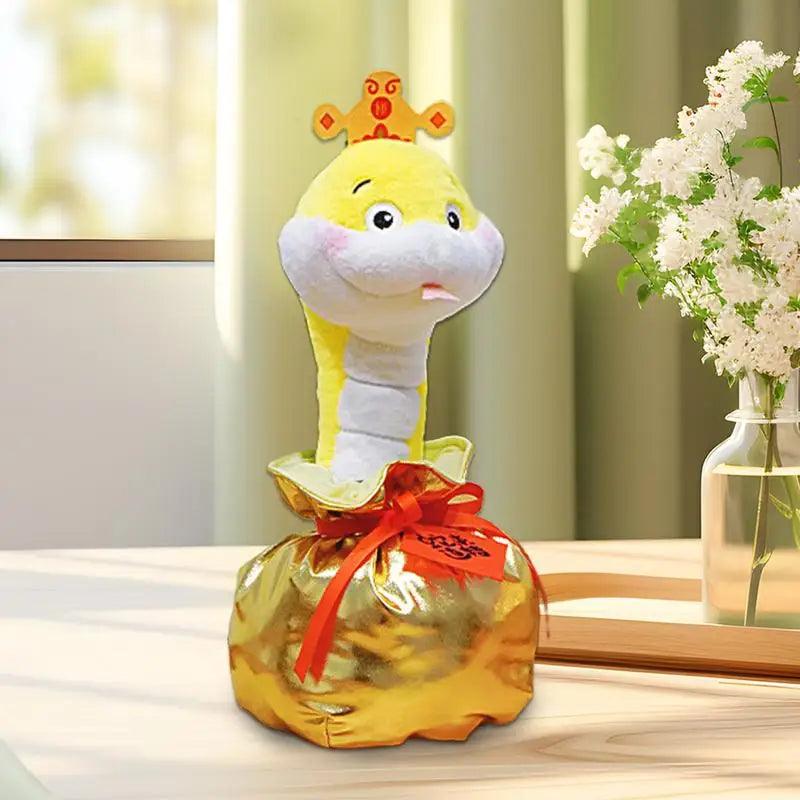 Year Of The Snake Plush Toy Singing Chinese Snake Toy Cute Snake Stuffed Animal Soft 2025 Chinese New Year Snake Decorations