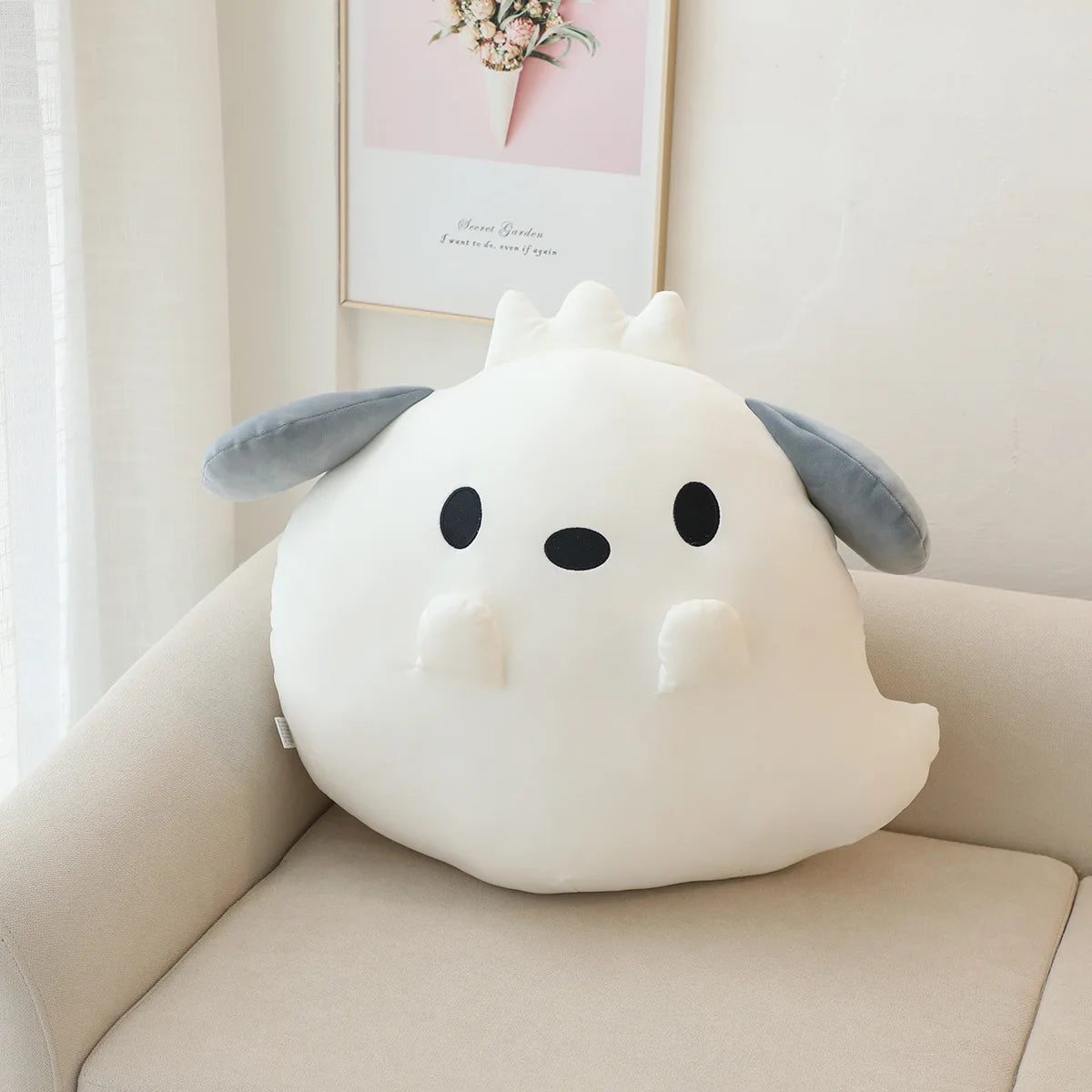 Sanrio Hello Kitty Plush Toys Sleeping Soft Pillow Comfortable Elastic Force Throw Pillow Decorative Pillow Dolls Gifts For Girl