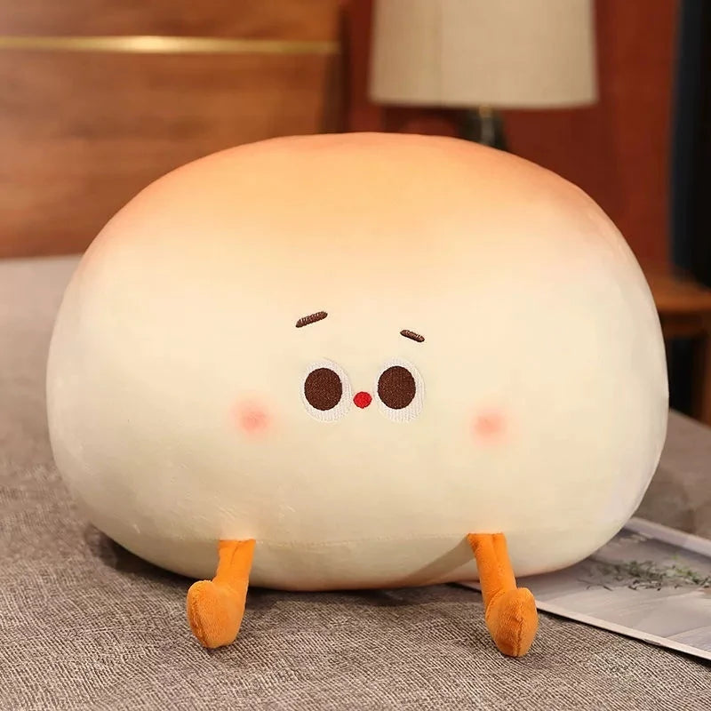 Super Soft Plush Toys Imitation Food Bread Room Sofas Steamed Bun Super Soft Pillows Cushion Christmas Holidays Gifts Toys Dolls