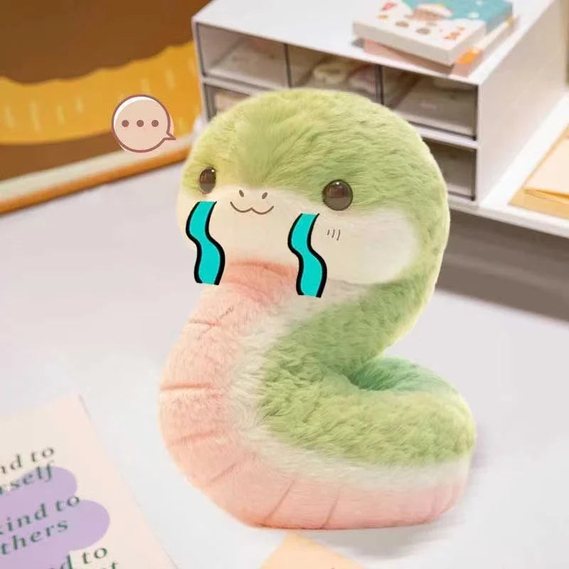 New Cute Little Snake Plush Toy Comfort Doll Snake Rag Doll Children's Birthday Gift For Girlfriend 25 Cm