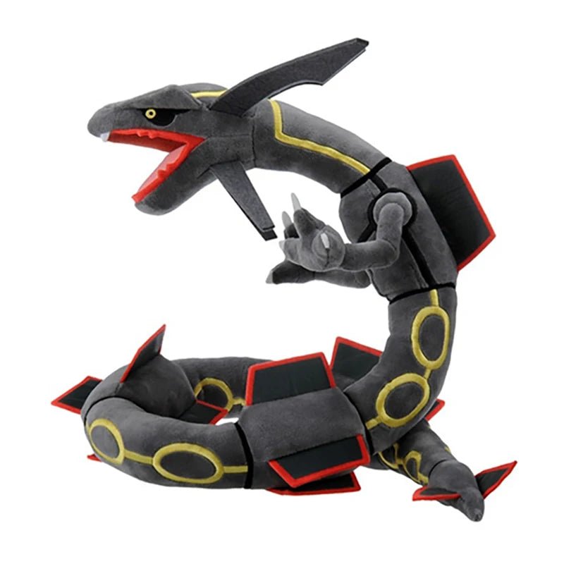 Super-ancient Pokemon Rayquaza Plush Mega Evolution Variable Shape With Skeleton Pokemon Stuffed Doll Cool Toys Hobbies Gifts