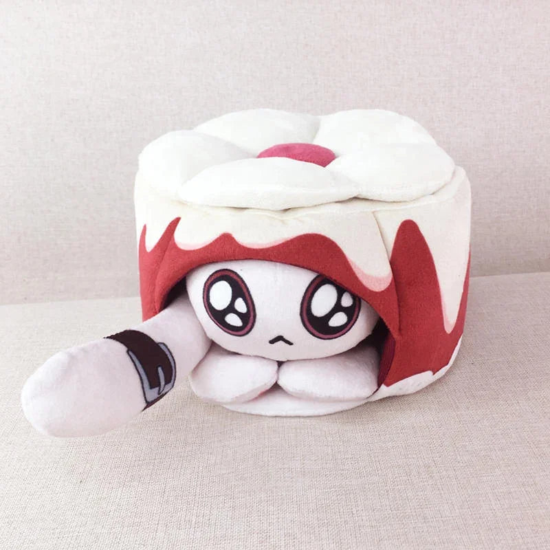 Game Cartoon Honkai: Star Rail Cute Cat Cake Glutinous Rice Ball Cosplay Danheng Kafka Blade Cotton Doll Plush Pillow Can Open