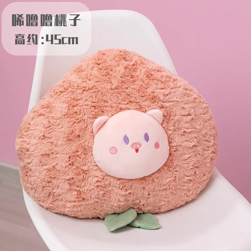 45CM Bear&Pig&Rabbit Cosplay Avocado Blueberry Peach Stuffed Plush Toy Fruit Cushion Pillow Soft Plush Doll Kids Birthday Gift