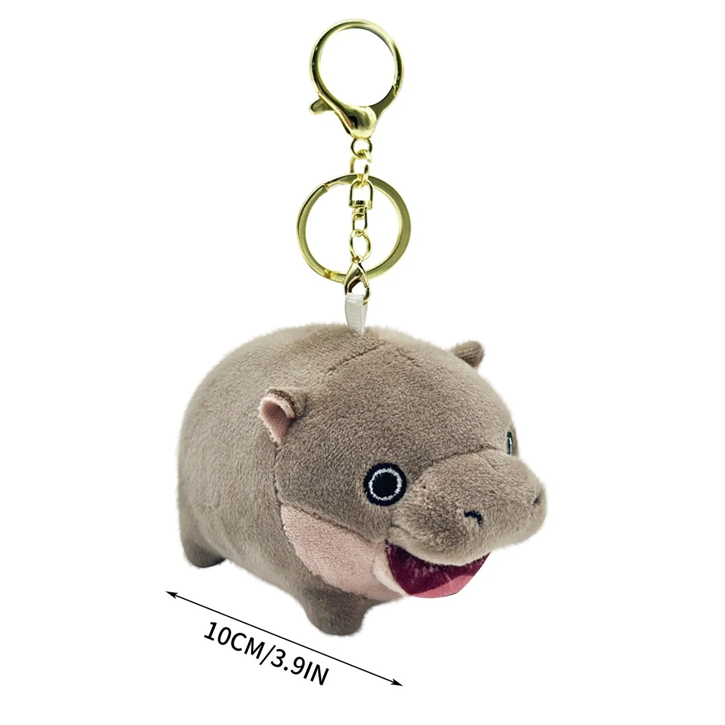 Jelly Cat Keychain Kawaii Plush Toys Cartoon Dolls Children's Gifts Novelty Funny Keychain For Hanging On Mobile Phones Or Bags