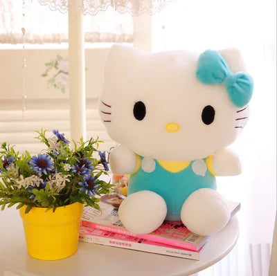 Kawaii Hello Kitty Peluches Plush Toy Sanrio Plushie Doll Sanrio Stuffed Toys Animals Hello Kitty Cushion Sofa Pillow Kid Gift