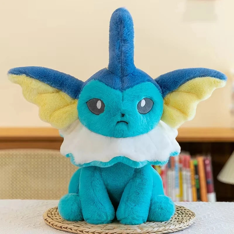 Vaporeon Jolteon Large Plush Toys Aquali Doll Cute Ornament Stuffed Plushie Pillow Pokémon Gift for Children