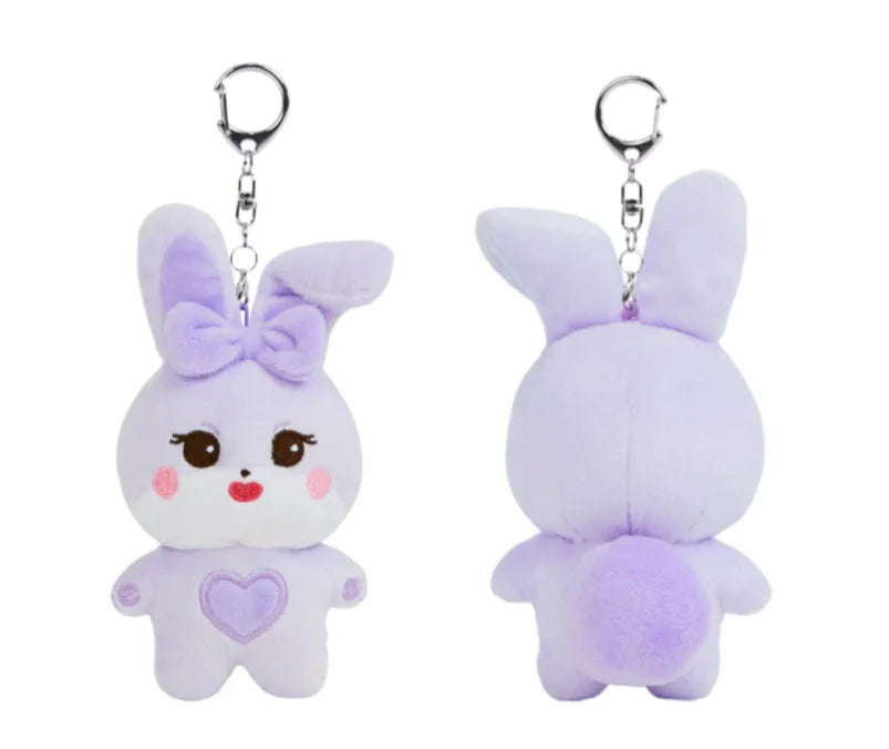 Kpop Cartoon Soobin YEONJUN Same Plush Keyrings Q Styles Mini BEOMGYU TAEHYUN Keychains Key Rings Bag Pendants Accessories