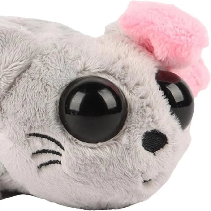 New Kawaii Sad Hamster Brinquedo de pelúcia musical infantil de pelúcia fofa, bonecas infantis, presente de Natal e aniversário